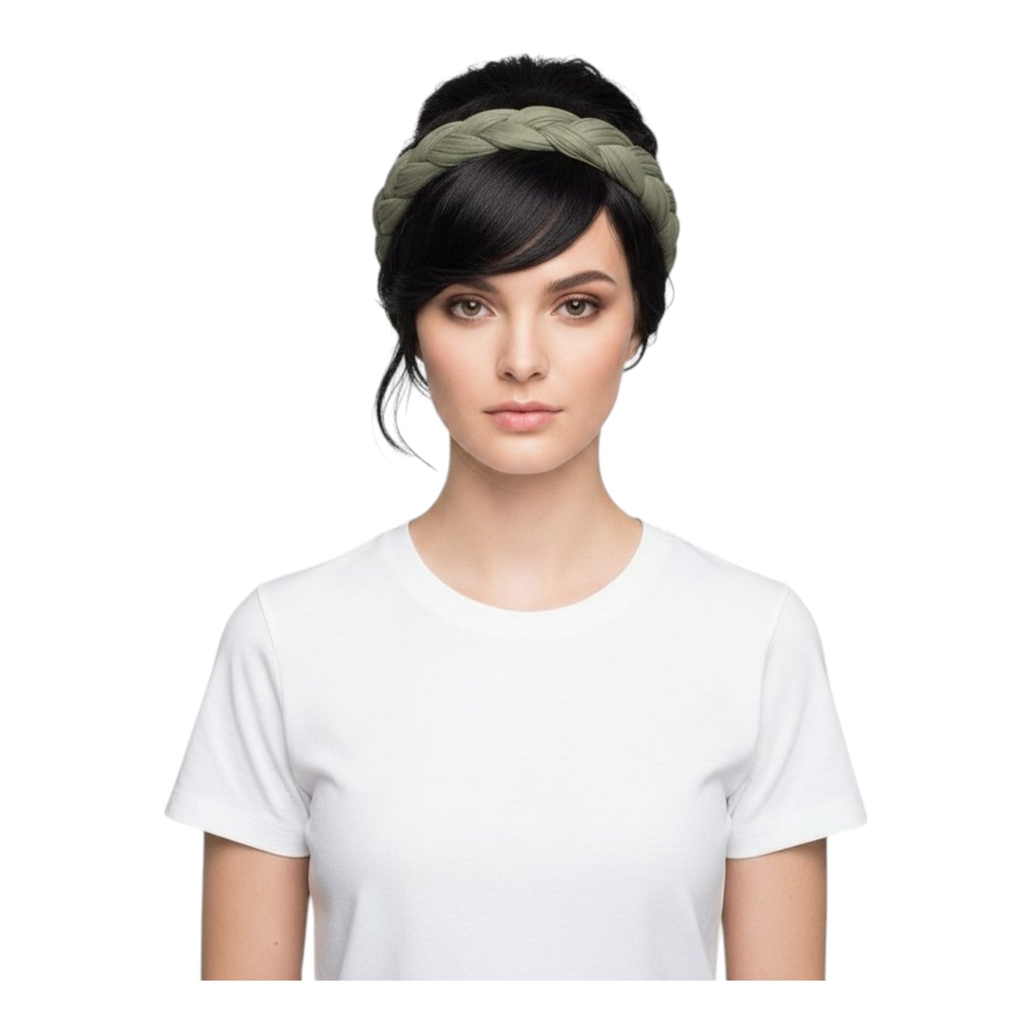2-in-1 Crown Hairband & Scrunchieness — Basket Weave